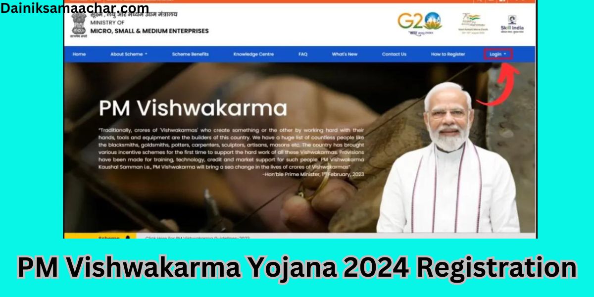 PM Vishwakarma Yojana 2024 Registration