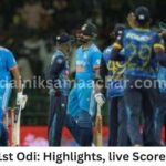 Ind vs SL 1st Odi: Highlights, live Score Updates