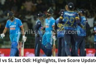 Ind vs SL 1st Odi: Highlights, live Score Updates